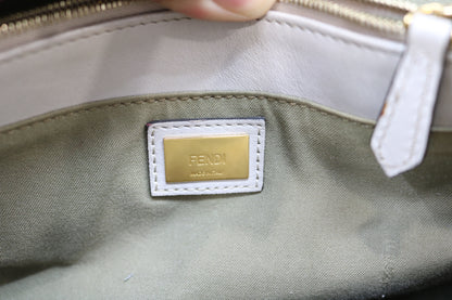 Fendi Monster 2jours Bag Vitello Elite Petite Multicolor Grigio Polvere