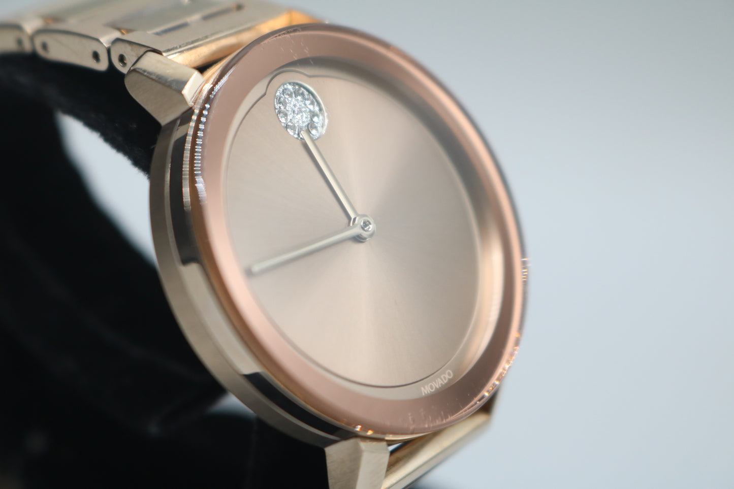 Movado Bold Evolution Carnation Gold Rose Gold Steel Women's Watch 3600639
