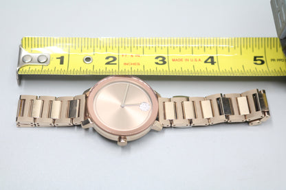 Movado Bold Evolution Carnation Gold Rose Gold Steel Women's Watch 3600639