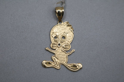14K Yellow Gold "Tweety" Charm