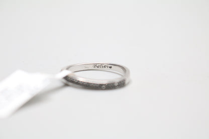 Sterling Silver Band Ring (size 10)