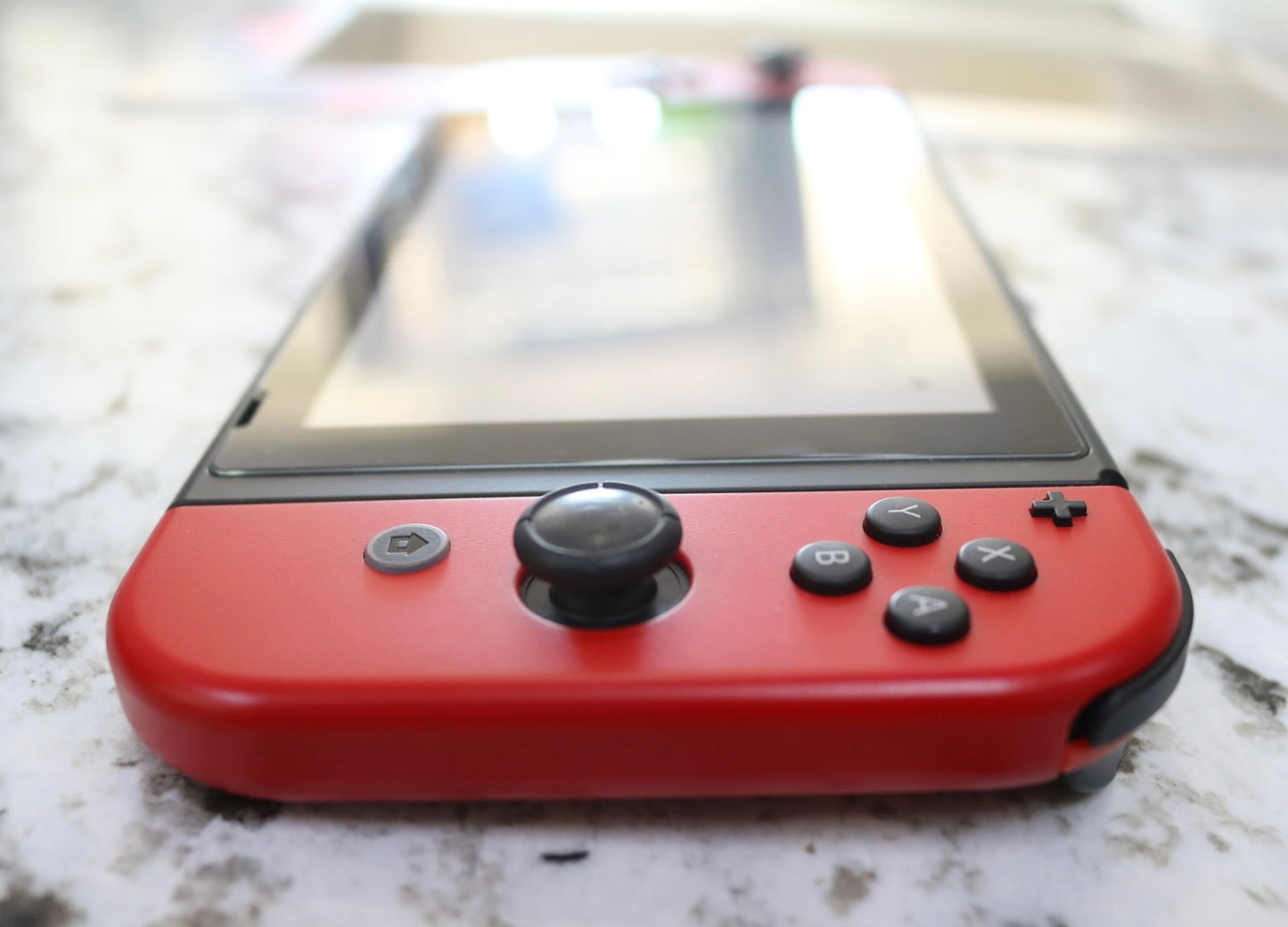 Nintendo Switch HAC-001(-01) Red Joy-Cons Video Game Console Base & OEM Power