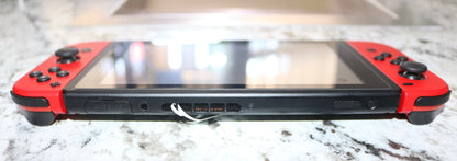 Nintendo Switch HAC-001(-01) Red Joy-Cons Video Game Console Base & OEM Power