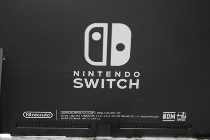 Nintendo Switch HAC-001(-01) Red Joy-Cons Video Game Console Base & OEM Power