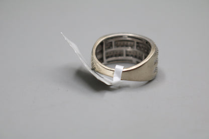 10K White Gold Diamond Channel Setting Band Ring (1.47CTW) No Shipping