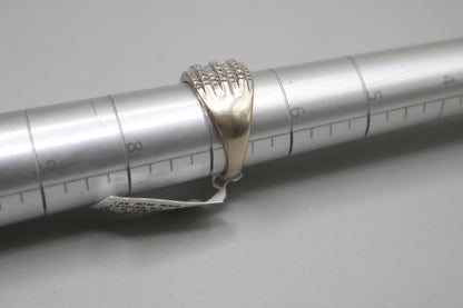 10K White Gold Diamond Channel Setting Band Ring (1.47CTW) No Shipping