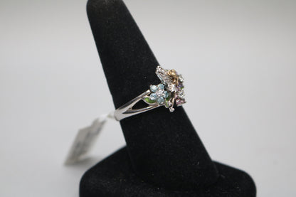 925 Silver Fancy Tinkerbell Promise Ring (Size 9)
