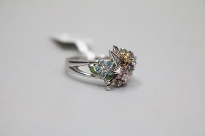 925 Silver Fancy Tinkerbell Promise Ring (Size 9)
