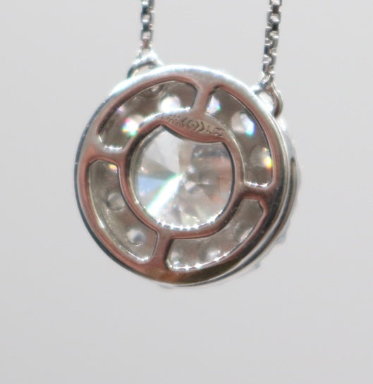 14K White Gold Lab Grown Diamond Necklace (1.56 CTW) (18 Inches)