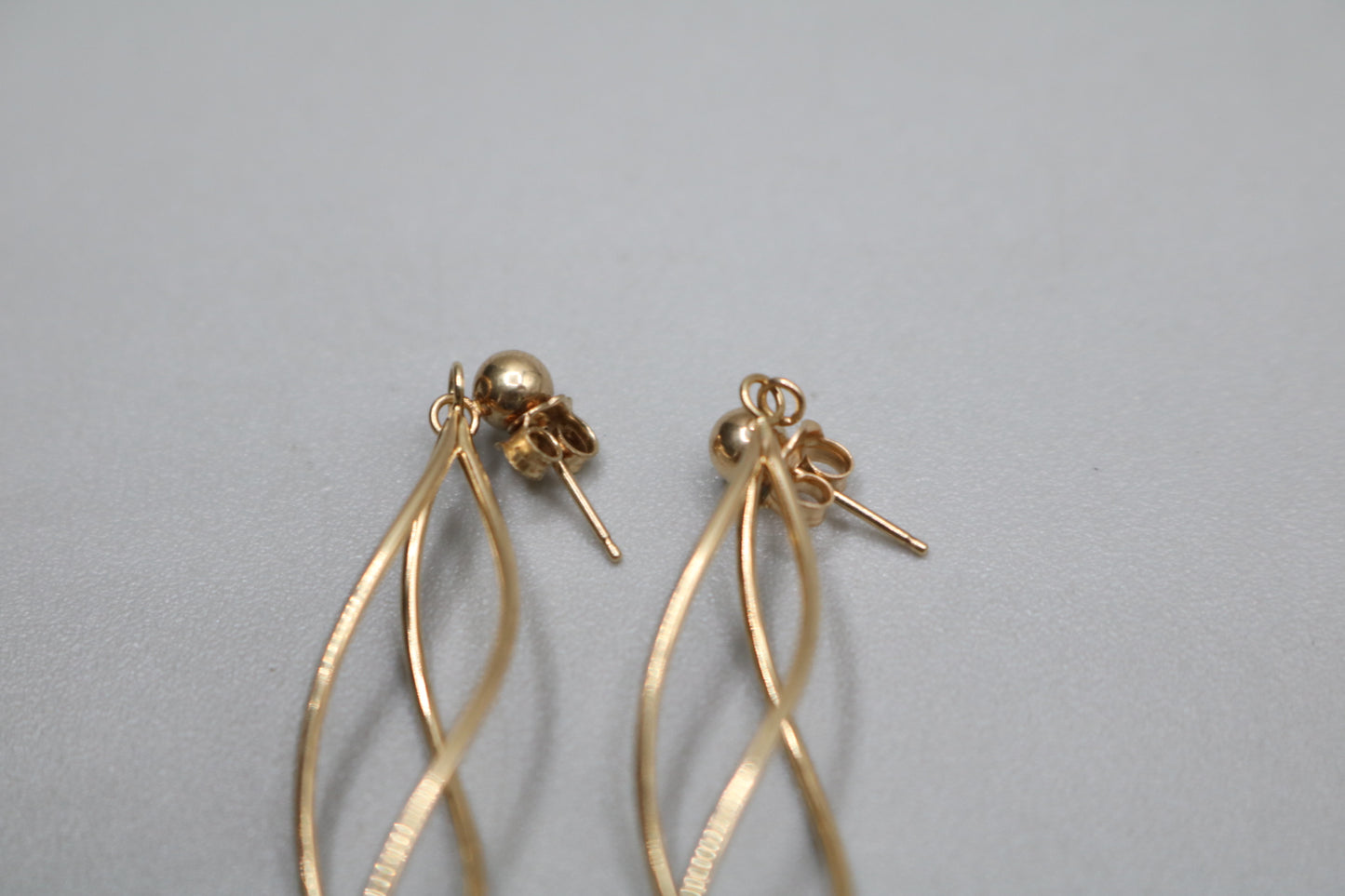 14K Fancy Spiral Earrings