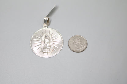 Sterling Silver Virgin Mary Charm