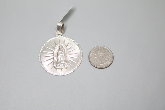 Sterling Silver Virgin Mary Charm