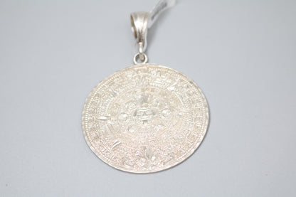 Sterling Silver Aztec Calendar Charm