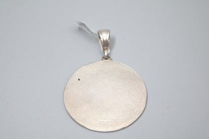 Sterling Silver Aztec Calendar Charm