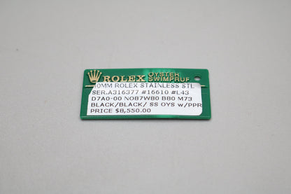 1999 Rolex Oyster Perpetual Date Submariner 16610 40mm Men's Watch (Local Pick-Up Only)