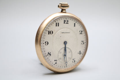 Waltham Gold Plated Pocket Watch (Please Read)