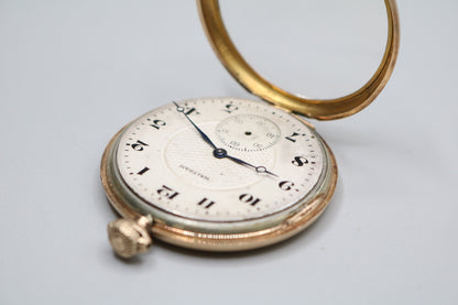 Waltham Gold Plated Pocket Watch (Please Read)