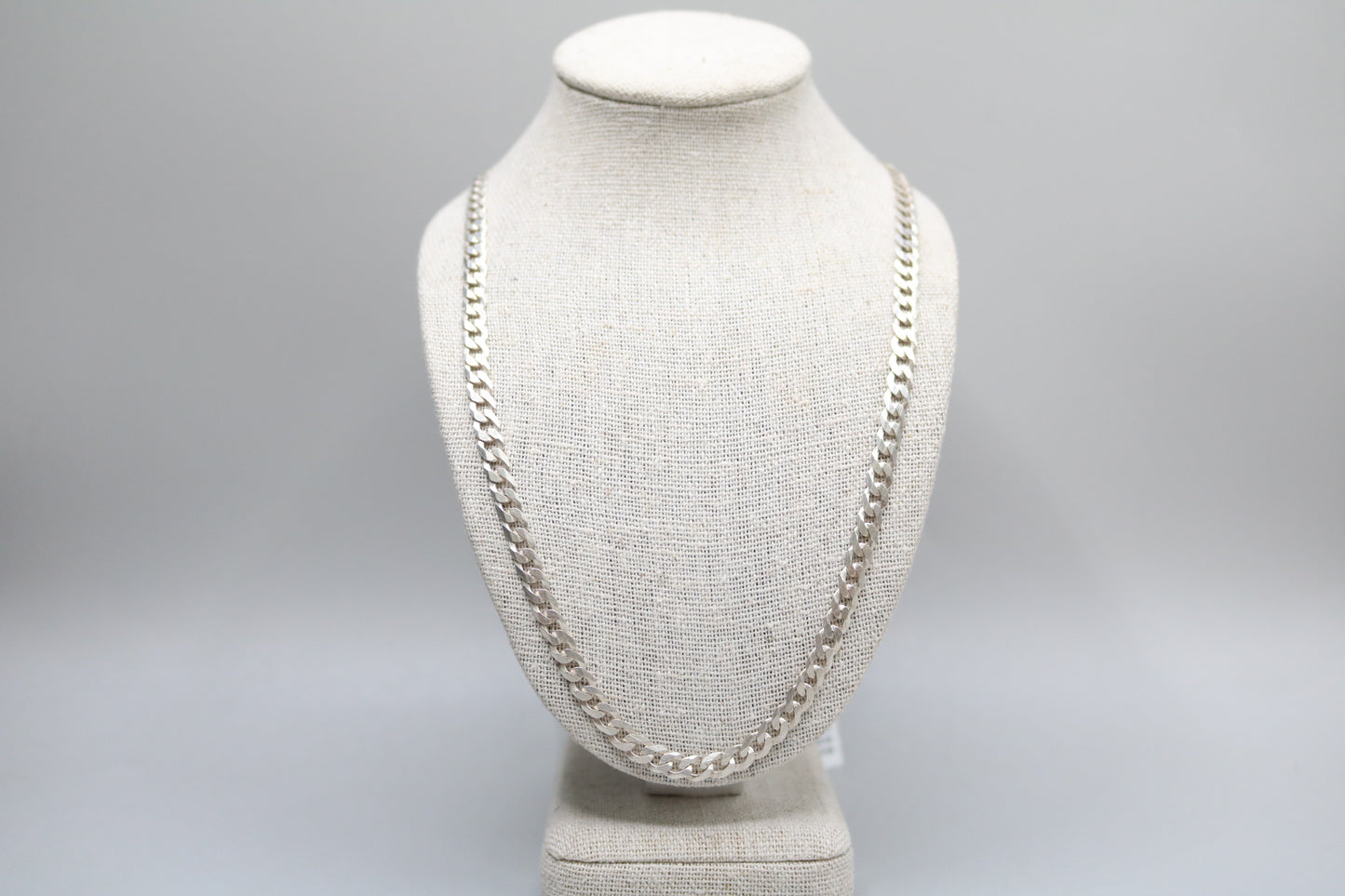 Sterling Silver Curb Chain (24 Inches)