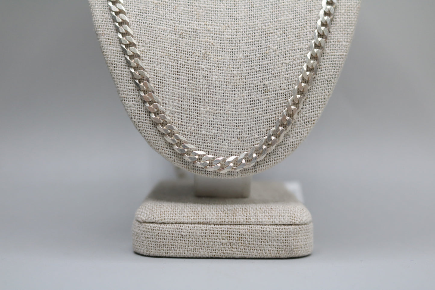 Sterling Silver Curb Chain (24 Inches)
