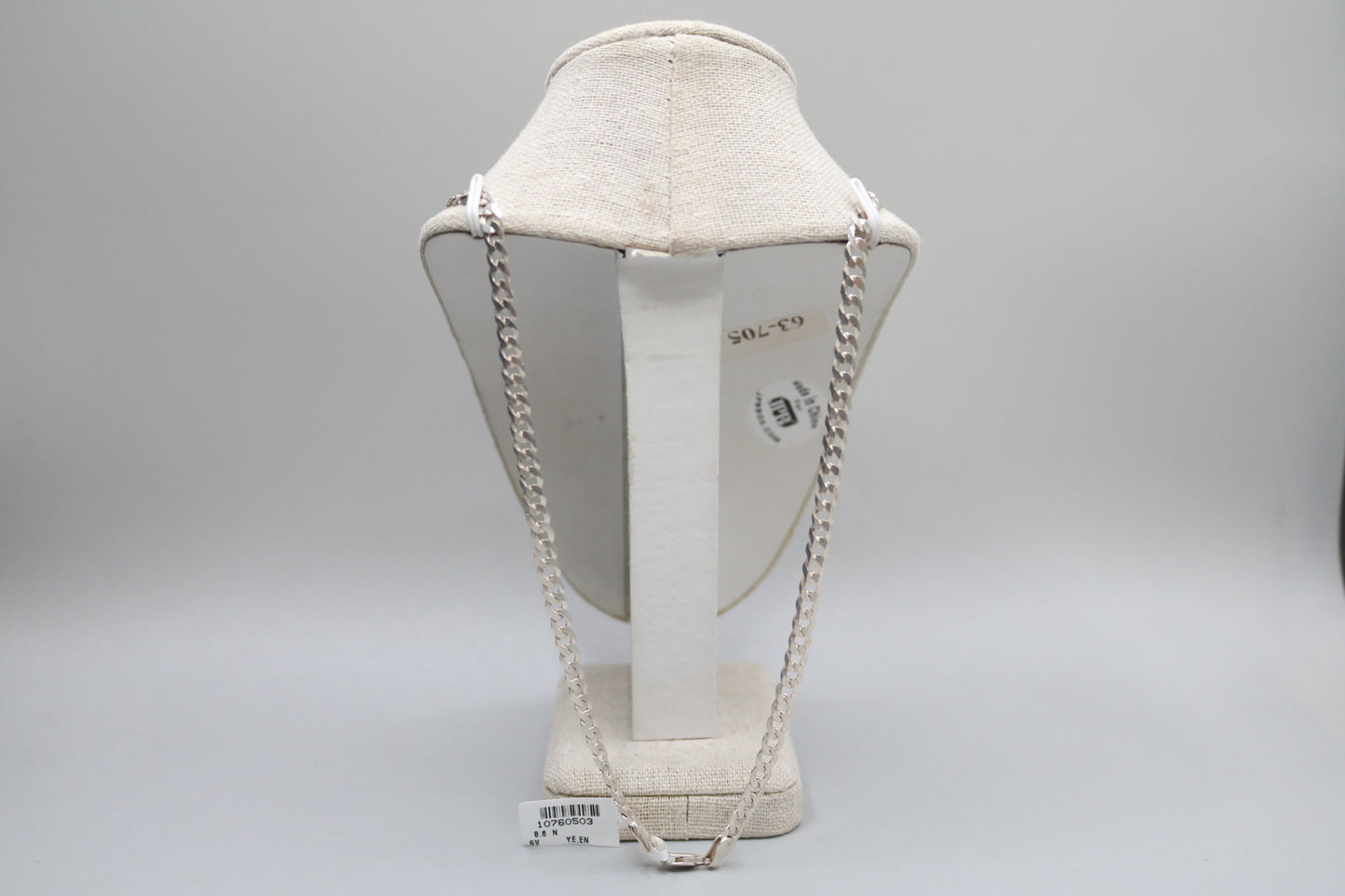 Sterling Silver Curb Chain (24 Inches)