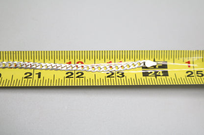 Sterling Silver Curb Chain (24 Inches)