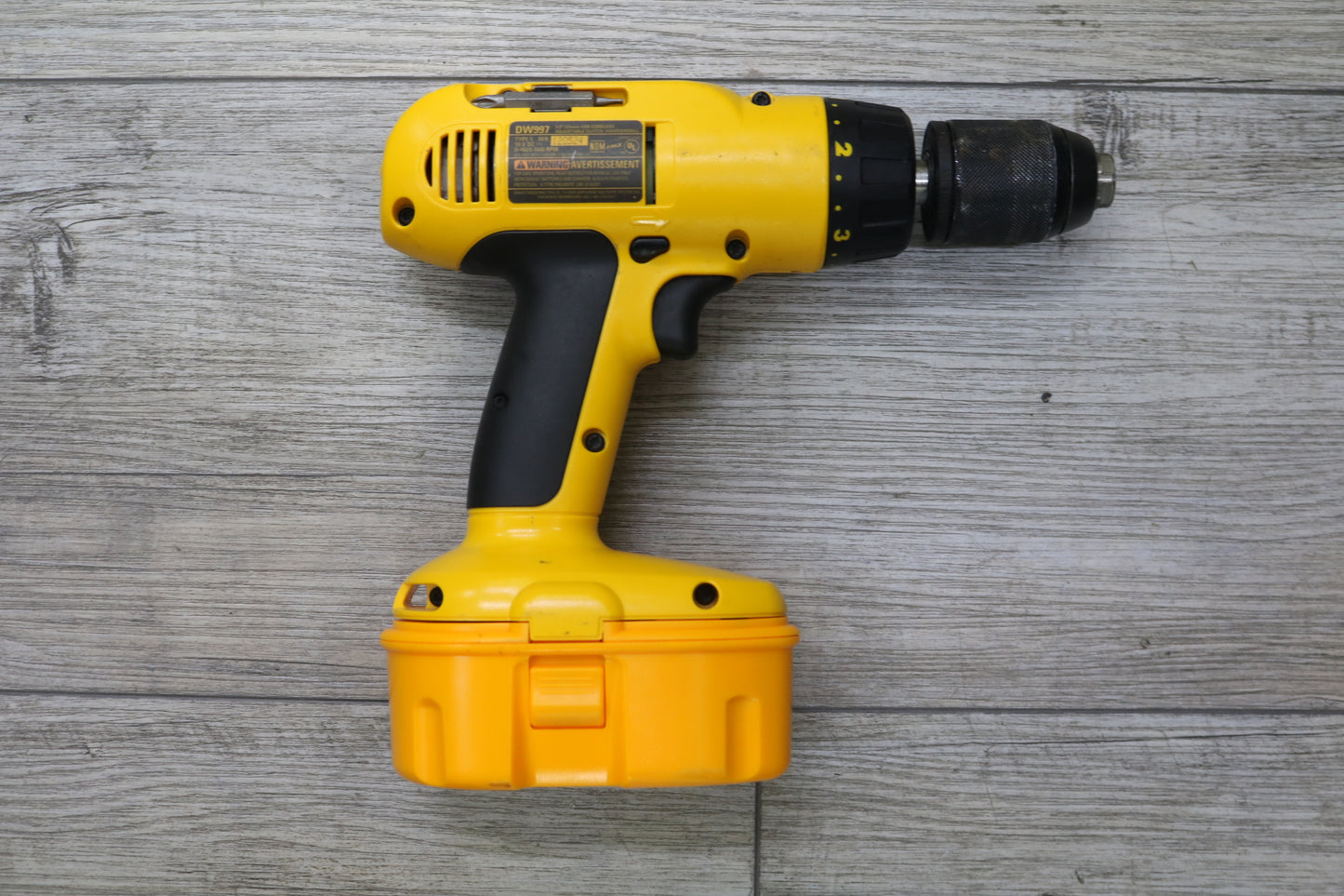 Dewalt DW997 Drill with Aftermarket Charger and Battery