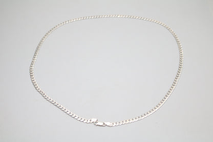 Sterling Silver Curb Chain (24 Inches)