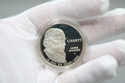 1993 Bill of Rights 90 % Silver Dollar