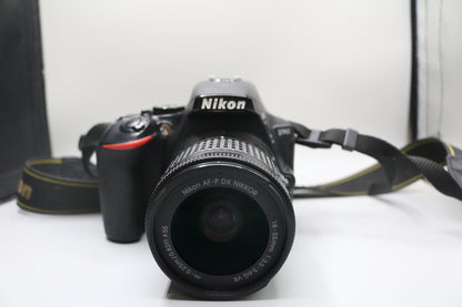 Nikon D5600 N1538 Digital Camera with Nikon 18-55mm Lens and SB-500 Flash