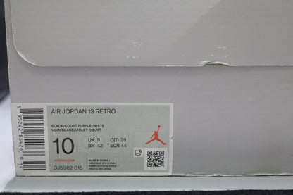Jordan 13 Retro Court Purple Size 10