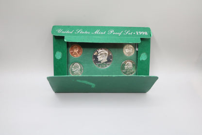 1998 United States Proof Set & COA