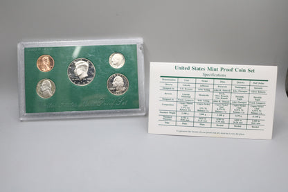 1998 United States Proof Set & COA