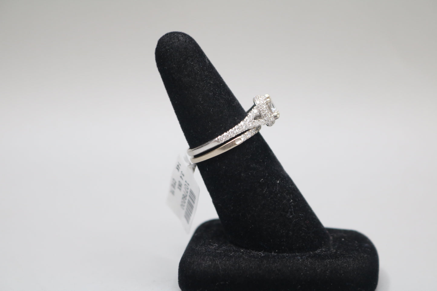 14K White Gold Lab Grown Diamond Engagement Ring Set (2.09 CTW) (Local Purchase Only)
