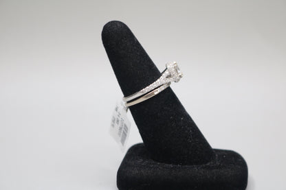14K White Gold Lab Grown Diamond Engagement Ring Set (2.09 CTW) (Local Purchase Only)