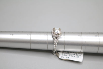 14K White Gold Lab Grown Diamond Engagement Ring Set (2.09 CTW) (Local Purchase Only)