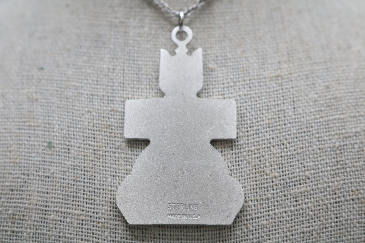 Silver Rope Chain and Silver Cross (30 Inches)