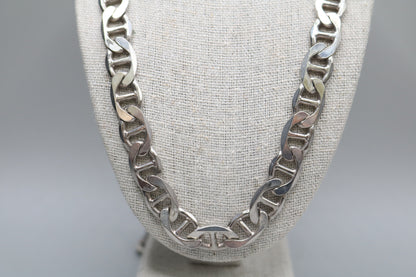 Sterling Silver Mariner Chain (30 Inches)