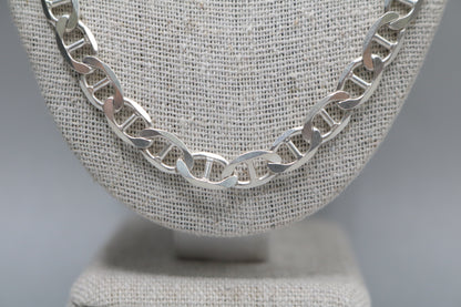 Sterling Silver Mariner Chain (28.5 Inches)