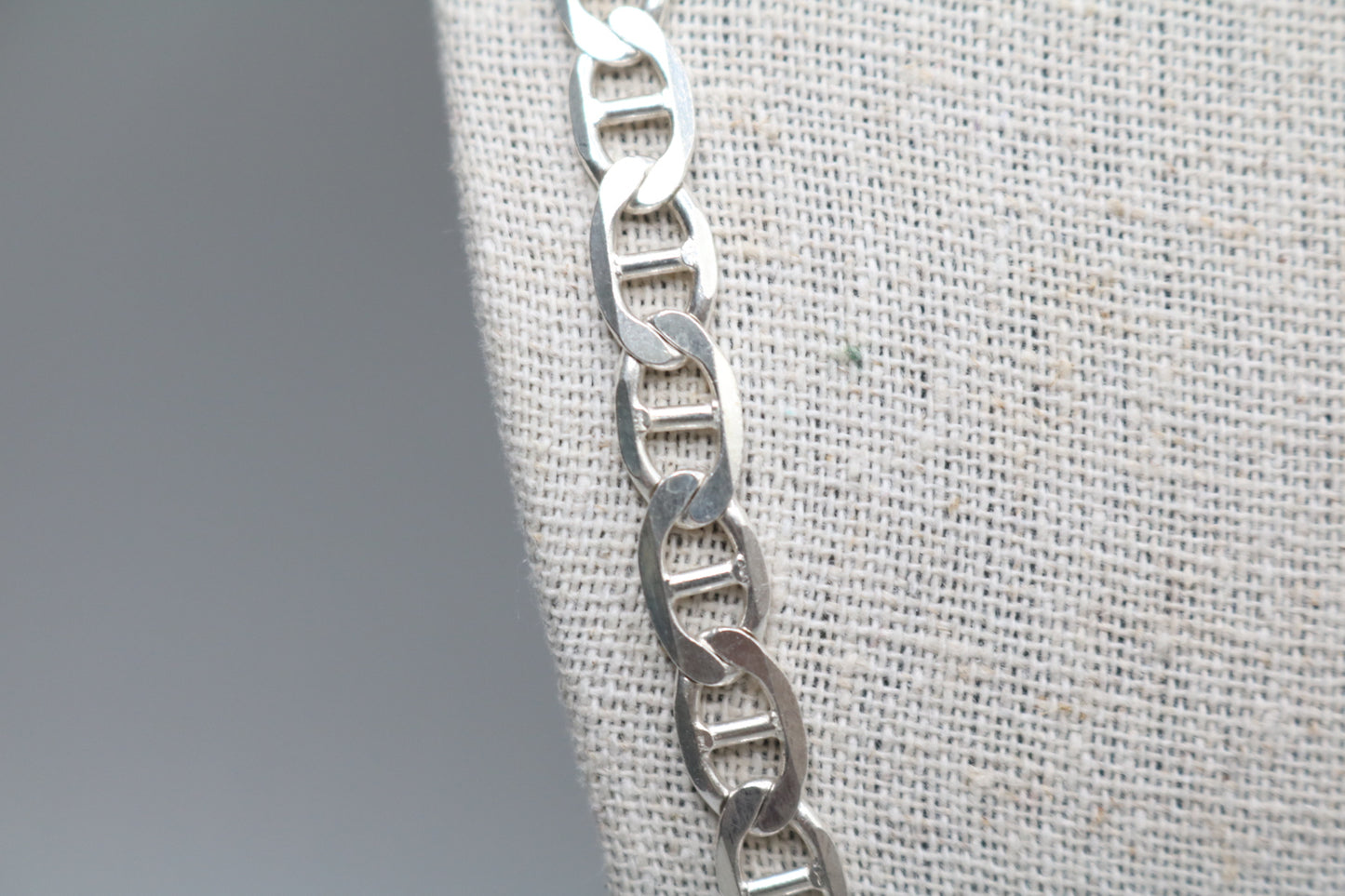 Sterling Silver Mariner Chain (28.5 Inches)