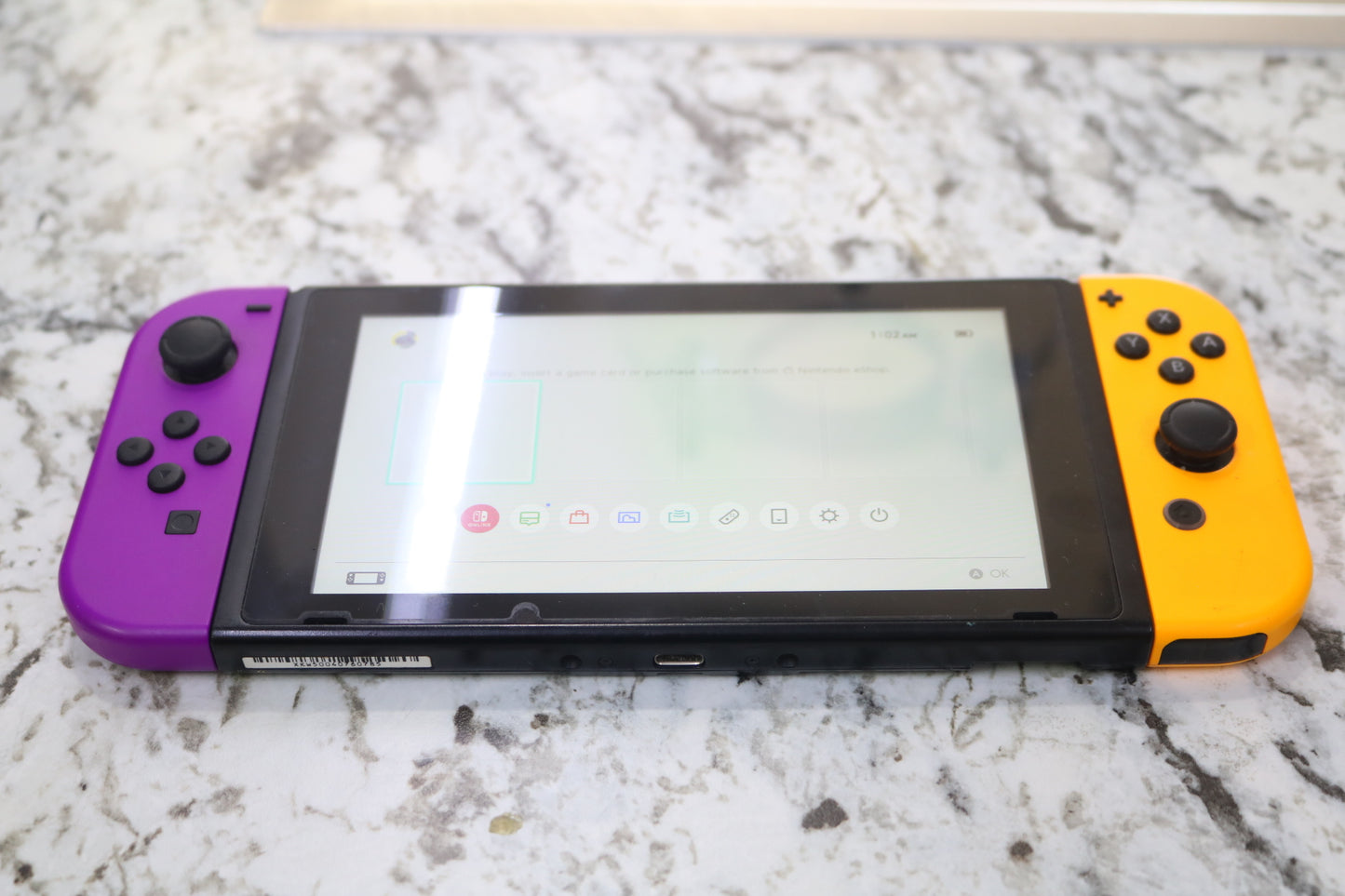 Nintendo Switch HAC-001(-01) Orange &amp; Purple Joycons