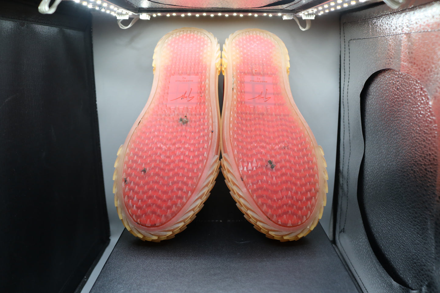 Giuseppe Zanotti Blabber SC Uomo Velour Modena RM0027 Europe Size 42 (US Size 9)