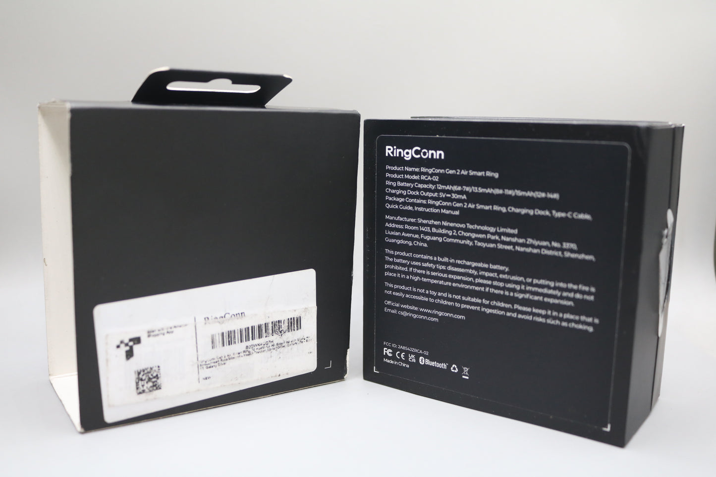 RingConn Gen 2 Air Smart Ring (Size 10) RCA-02 Galaxy Silver