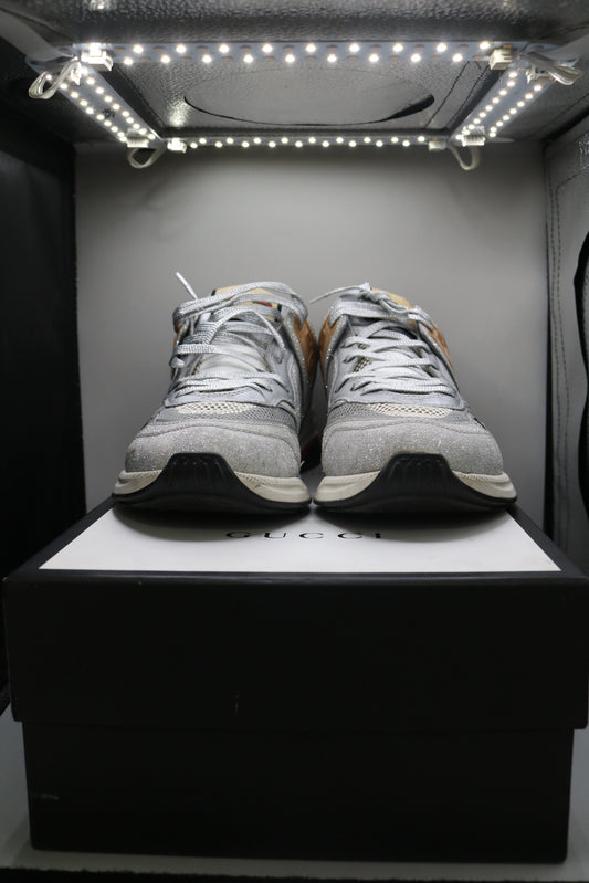 Gucci Ultrapace "Silver" 599058 HW910 8161 US Size 9