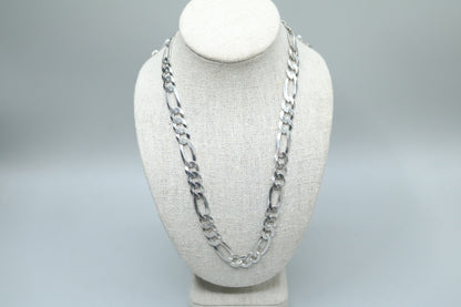 Silver Figaro Chain 22" & 3.5 cm 23.8 Grams