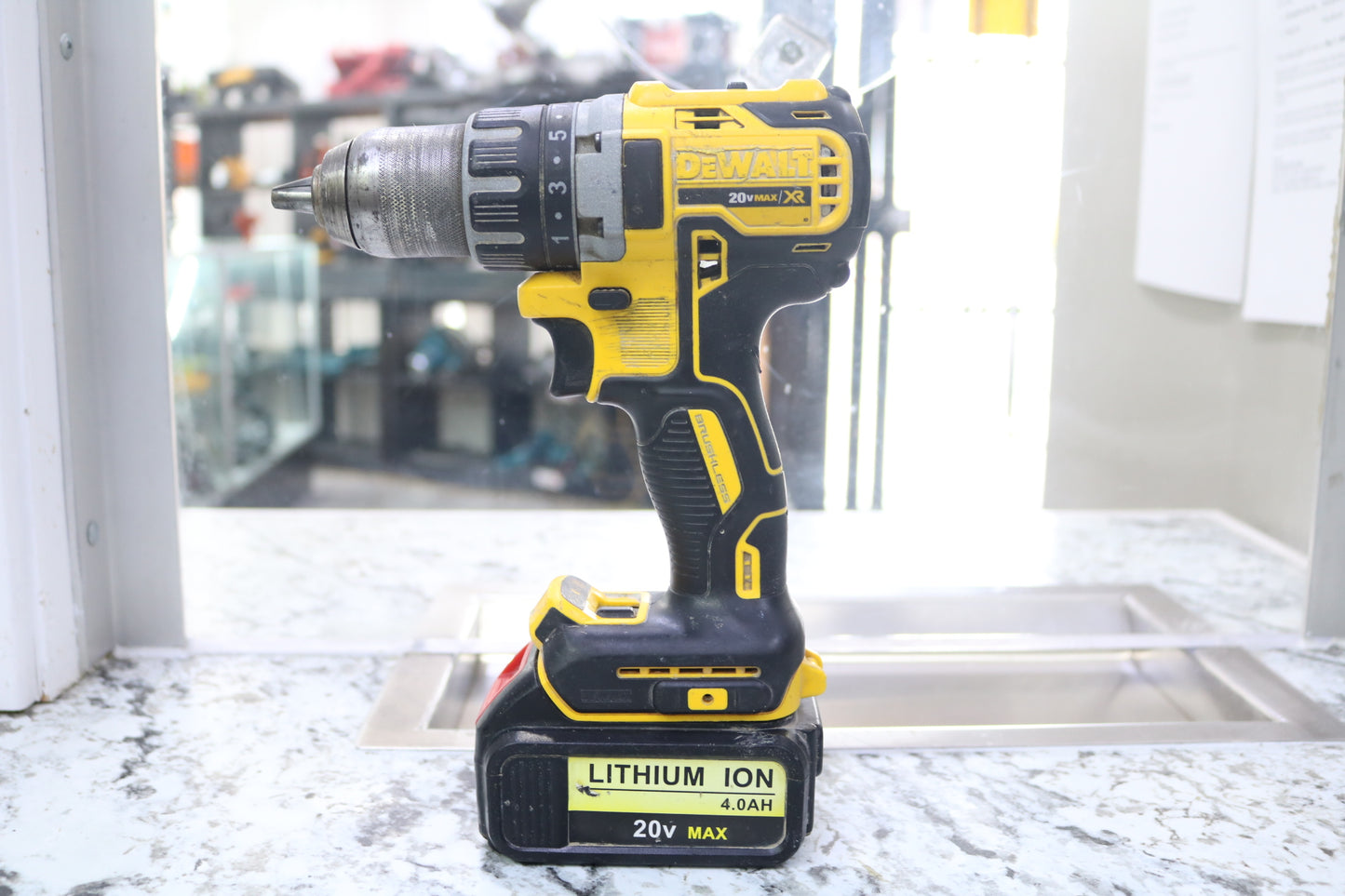 Dewalt DCD791 20V Cordless Drill/Driver with an Aftermarket Battery