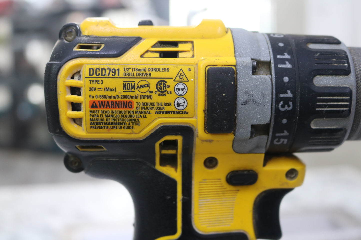 Dewalt DCD791 20V Cordless Drill/Driver with an Aftermarket Battery