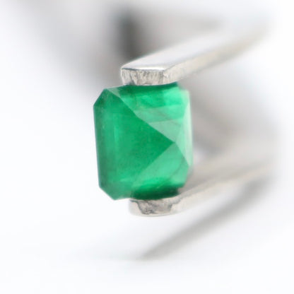 Square Emerald Cut Step Emerald (1.13 cts)