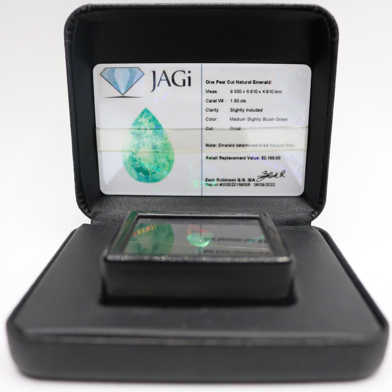 Pearl Cut Natural Emerald (1.50 cts)