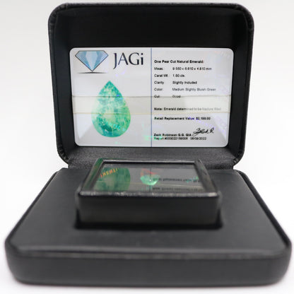 Pearl Cut Natural Emerald (1.50 cts)