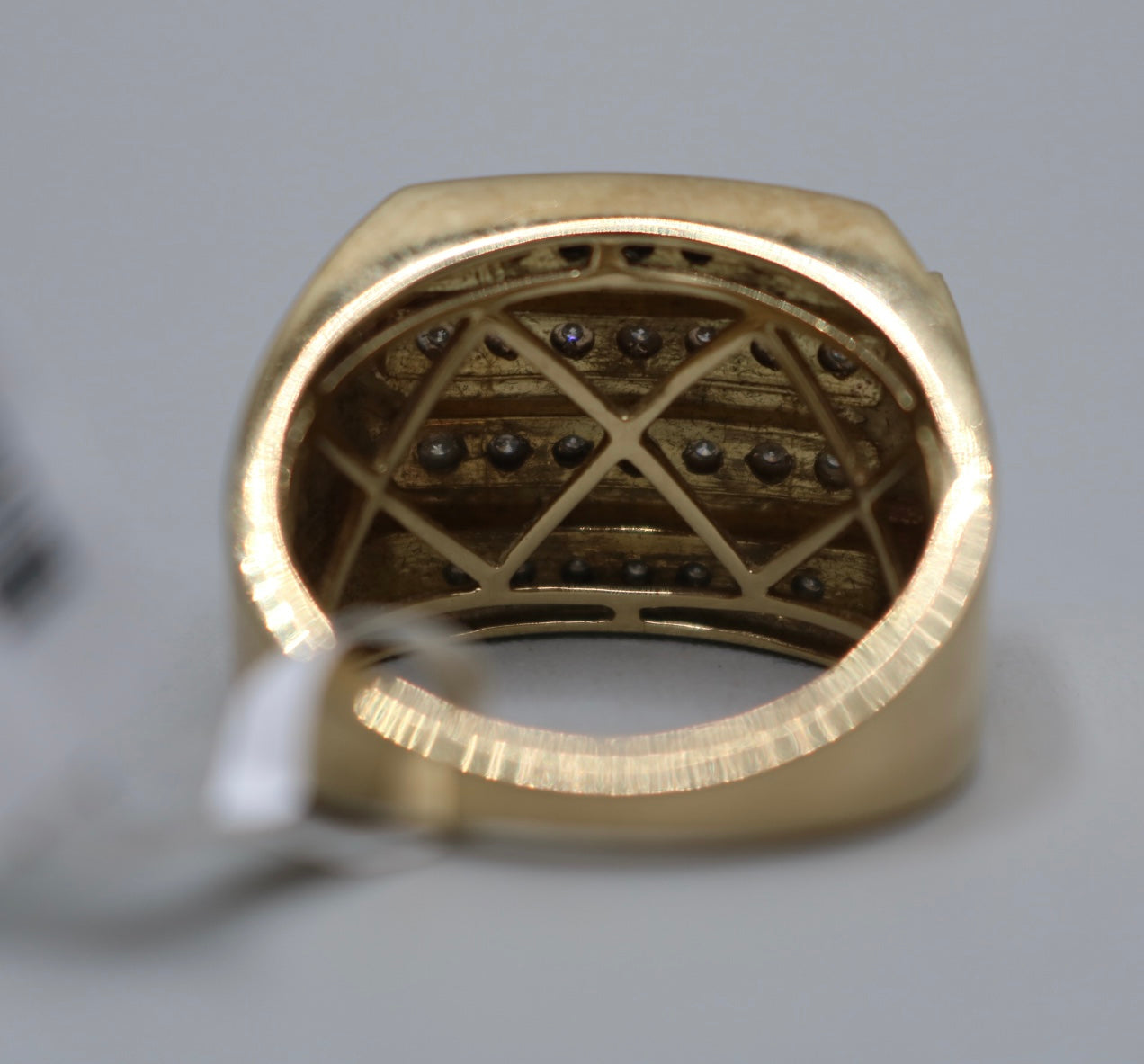 10K Yellow Gold Diamond Cluster Ring (Size 10) (Local pick-up only)